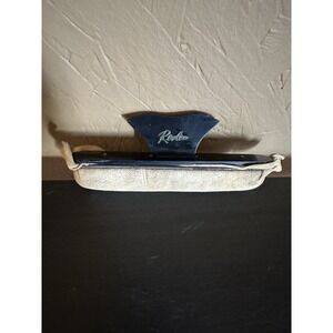 Vintage Revlon Nail Buffer Polisher Manicure Rare Black Handle Cosmetic Vanity